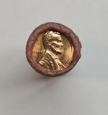 1967 P Lincoln Cents  Original Bank wrapped rolls Uncirculated Nice Roll  A-389 - Image 1 of 3