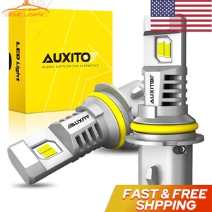 AUXITO 9007/HB5 LED Headlight Bulbs Kit High Low Beam 6500K Super White Bright - Picture 1 of 16