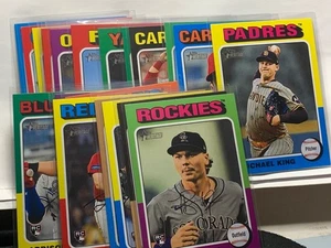 2024 Topps Heritage High Number #701-725 high # SP Short Prints -YOU PICK (a385) - Bild 1 von 50