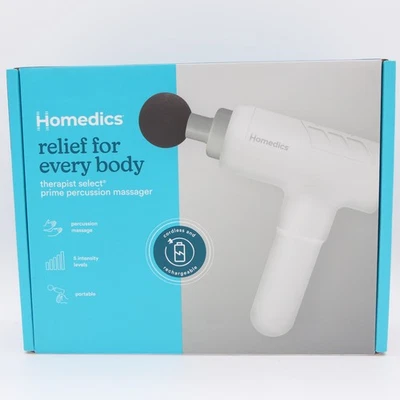 Pistola masajeadora de percusión Homedics Therapist Select Prime inalámbrica y recargable Foto 1 de 4
