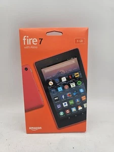 Amazon Fire 7 (9a generazione) M8S26G 16 GB Wi-Fi Alexa 7"" Tablet - Nero NUOVO SIGILLATO - Foto 1 di 3