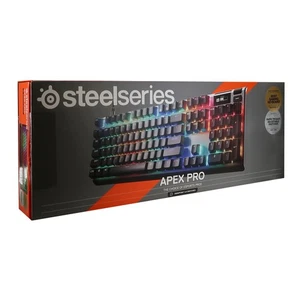 SteelSeries Apex Pro pełnowymiarowa przewodowa klawiatura do gier OmniPoint Gen 3 (czarna) - Zdjęcie 1 z 3