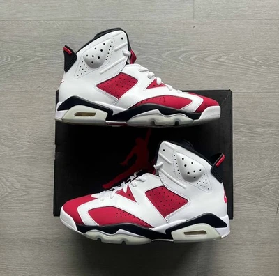 Talla 10.5 - Jordan 6 Retro OG Mid Carmine 2021 Con Caja Original Foto 1 de 4