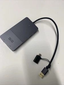 USB Docking Station GIQ USB C hub USB 3.0 to Dual HDMI VGA Adapter Triple - Picture 1 of 5