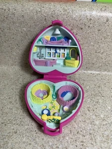 Vtg Polly Pocket Precious Puppies Compact ONLY Pet Parade Collection Incomplete - Picture 1 of 5