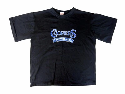Nueva camiseta negra vintage de una sola puntada Coopers Beer Australia para hombre - talla XL Foto 1 de 4