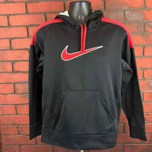 Nike Mens Black Pullover Hoodie Small Outdoors Athletic Casual - Picture 1 of 7
