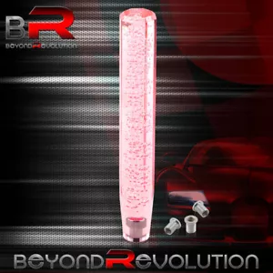 300mm / 12" Shift Knob 12X1.25mm Manual Transmission Shifter Pink Crystal Bubble - Picture 1 of 3