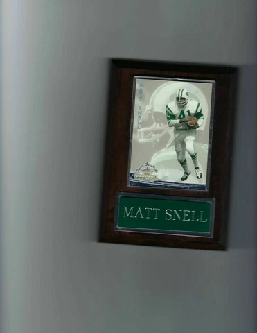MATT SNELL PLAQUE NEW YORK JETS NY FOOTBALL NFL  C Cover