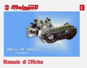 Manuale officina ITALIANO motore PIAGGIO MALAGUTI Master 500 - Foto 1 di 1