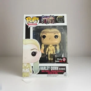 Funko POP! Heroes Suicide Squad Harley Quinn HQ Inmate 105 Gamestop Vinyl Figure - Picture 1 of 6