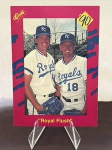 Mark Davis and Bert Saberhagen Kansas City Royals 1990 Classic - Picture 1 of 4