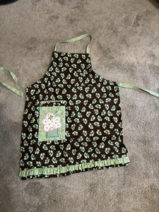 Girl’s Handmade Apron. Reversible. Washable. Preowned - Picture 1 of 2