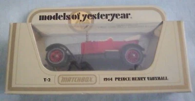 Matchbox Models Of Yesteryear Y2 1914 Prince Henry Vauxhall: New & Boxed - Image 1 of 2