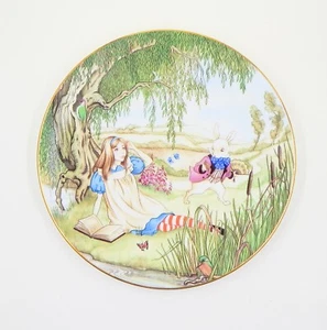 Plato Limoges Georges Boyer Alice et le Lapin Blanc Sandy Nightingale 1981 - Imagen 1 de 7