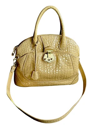 BOLSO DE MANO TALBOTS CUERO GENUINO COCODRILO Foto 1 de 4