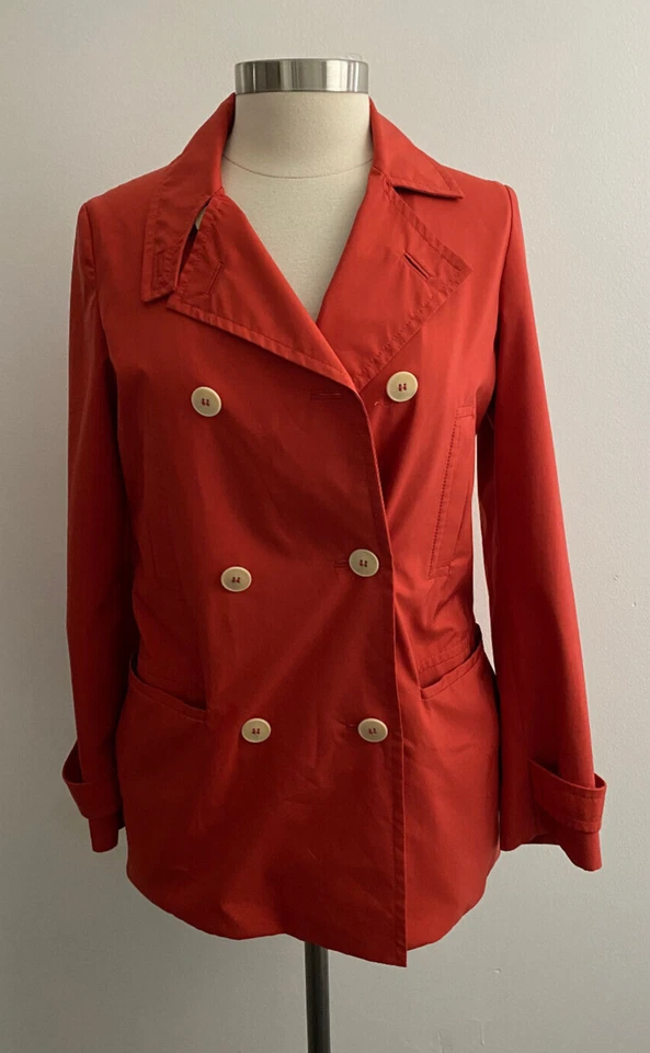 Loro Piana оранжевый штормовой системы дождя и ветровка куртка sz 40 - Изображение 1 из 4