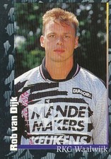 256 ROB VAN DIJK # NETHERLANDS RKC.WAALWIJK STICKER SANDWICHES VOETBAL 97