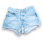 Levis' 501xx Button Fly Size 26 Distressed Hottie Shorts