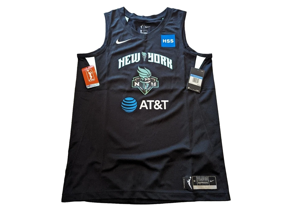 Womens Nike Sabrina Ionescu Jersey Size Medium New York Liberty WNBA Black