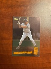 1994 Classic Derek Jeter Cream of the Crop Insert Foil Rookie Card #C17 - 2