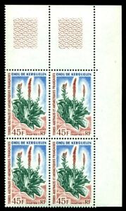 TAAF 1972 French Antarctic,Kerguelen Cabbage,Chou,Kohl,Cavolo,M.81,Bl.x4,MNH