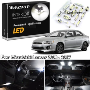 Kit de 6x para Mitsubishi Lancer 2008 - 2016 2017 equipamiento de luces LED interiores blanco - Imagen 1 de 9