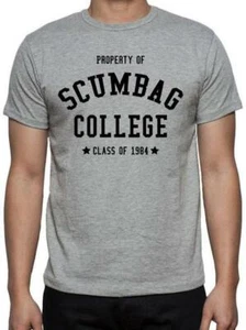 The-Young-Ones-Inspired-Scumbag-College-80-s-Party-Funny-TV-Show-Grey-T-Shirt - Picture 1 of 1
