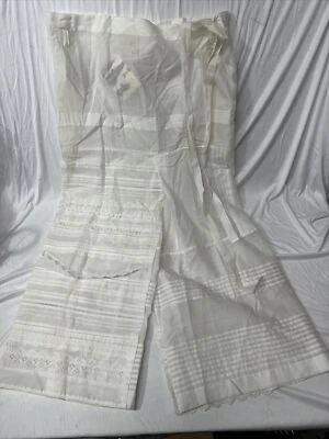 Rare 🔥 Tao Comme Des Garcons Wide Leg Pants embroidered Lounge Wear SS 🔥 - Image 1 of 4