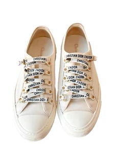 Dior Walk 'n' Dior Cloth Women's Sneakers size 39.5 EU, great condition - Picture 1 of 10
