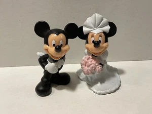 Disney Topolino 2 x personaggio anni 90 con Minnie Mouse sposi matrimonio sposa - Foto 1 di 5