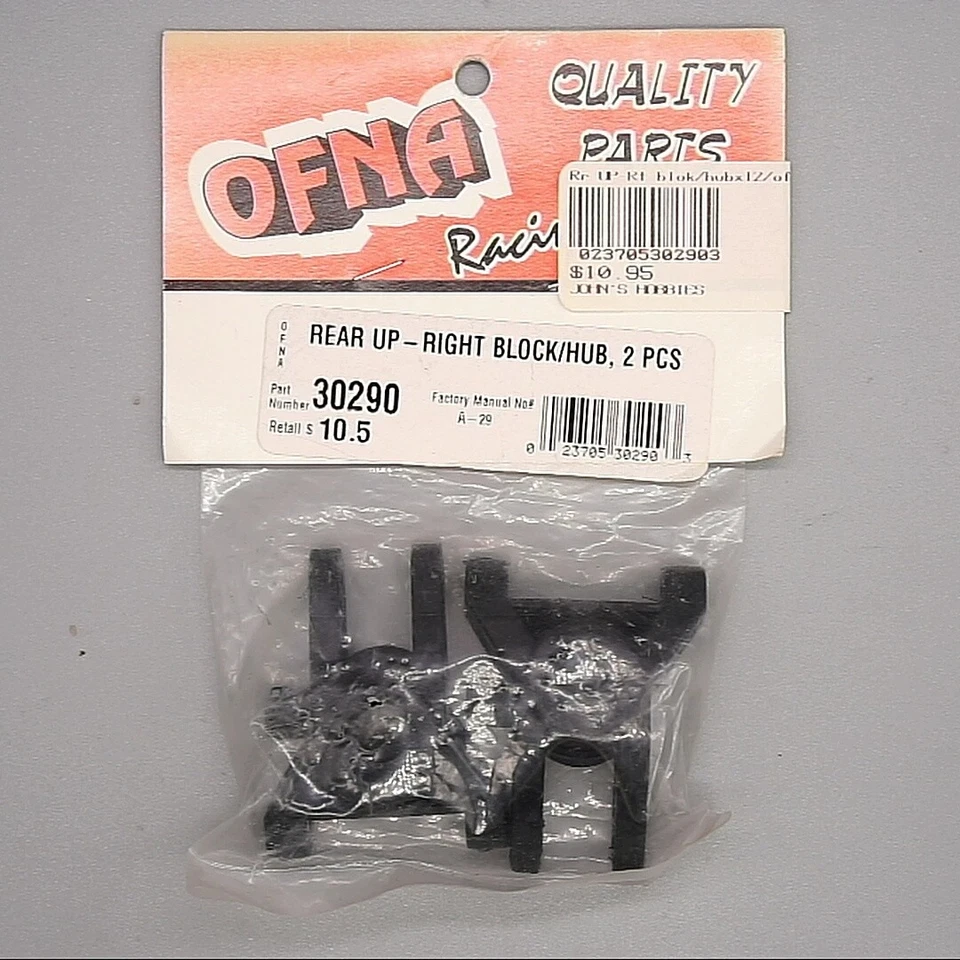 OFNA #30290 Rear Up-Right Block/Hub 2 Pc RC Part A-29 - Image 1 of 1
