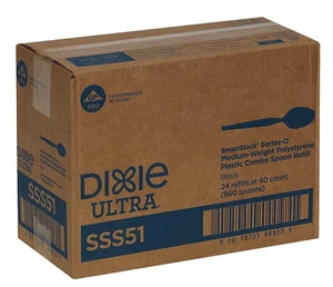 Dixie Ultra Plastic Spoon Refill  SmartStock Series - O (960 Spoons) SSS51 NIB - Picture 1 of 5