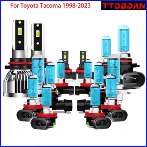 For Toyota Tacoma 1998-2023 Combo Headlight Kit Hi/Low Beam + Fog Light Bulb - Picture 1 of 8