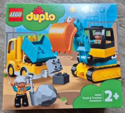 LEGO Duplo Truck & Tracked Excavator 10931 Toy Building Kit 20 pcs - Image 1 of 4