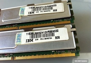IBM 1Gb Memory, 39M5784 ECC DDR2 RAM Speicher Modul, 39M5790, 38L5805 für X3400, - Bild 1 von 1