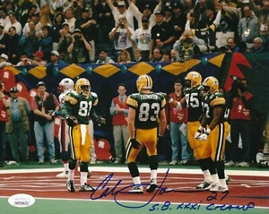 Calvin Jones Cornhuskers Green Bay Packers SB XXXI Signed Auto 8x10 Photo ~ JSA - Picture 1 of 5