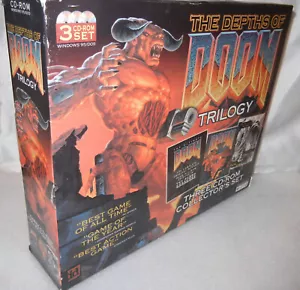The Depths Of Doom Trilogy PC CD Rom 1997 Doom I & II & Master Levels - EUC - Picture 1 of 17