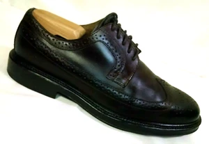 Florsheim Dark Brown Leather Wingtip Brogue Oxford Dress Shoes Men Size 8D - Picture 1 of 10