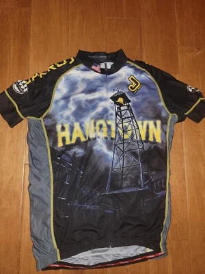Camisa de ciclismo Jakroo zíper completo Hangtown grande masculina - Imagem 1 de 4