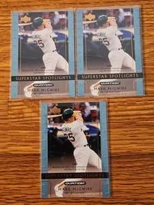 LOT OF 3 2002 UPPER DECK OVATION # 116 MARK Mc GWIRE SUPER STAR SPOTLIGHT - Bild 1 von 2