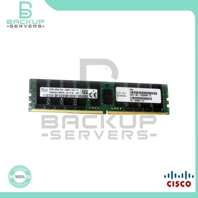 UCS-ML-1X324RV-A Cisco 32GB 2400MHz PC4-19200 CL17 4Rx4 288-Pin ECC Reg Memory - Image 1 of 3