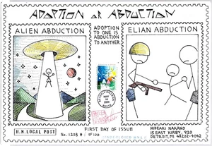 #3398 EIN KIND ADOPTIEREN, EIN HAUS BAUEN, EIN LEBEN GESTALTEN NAKANO PERFINS FDC - Bild 1 von 1