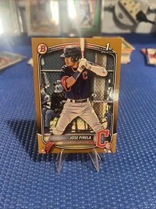 Bowman Prospect 1st RC 2025 BP-111 José Pirela ORO/50 SSP - Imagen 1 de 6