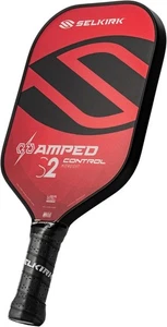 SLK Amped S2 Control Pickleball Paddel leicht 7,6 oz rot BRANDNEU - Bild 1 von 4