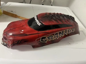 Red Traxxas Monster craniac Body 1/10 - Picture 1 of 5