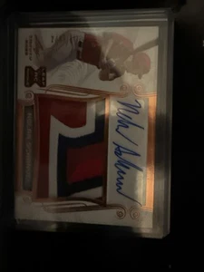 2023 Leaf Trinity - Patch Autographs Nolan Schanuel #PA-NS1 Bronze Spectrum /99 - Picture 1 of 2