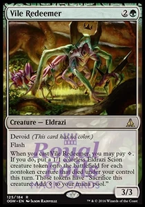 Reloj Vile Redeemer 2x FOIL OGW MTG Juramento de la Puerta Raro Casi Nuevo+ Verde - Imagen 1 de 1