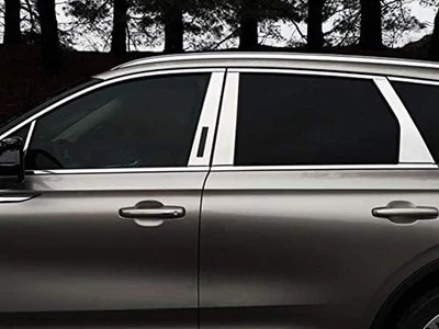 8 piezas. Borde de poste de pilar pulido FX de lujo para Lincoln Corsair 2020-2023 Foto 1 de 4