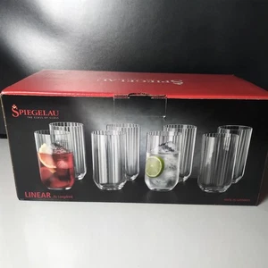 Spiegelau 8 x Longdrink Gläser Linear 445 ml NEU OVP Cocktailglas Glas Bar Set - Bild 1 von 5